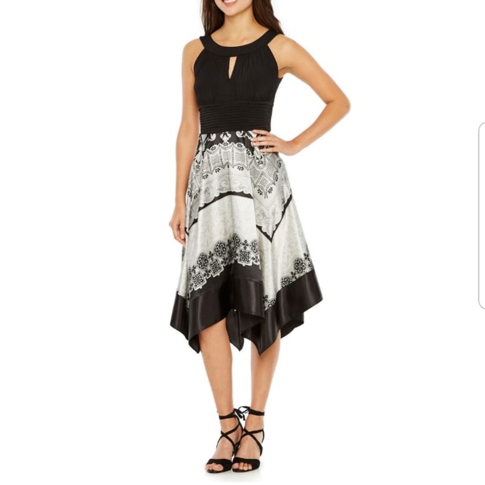 Melrose Sleeveless Abstract A-Line Dress